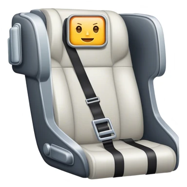 plane seat belt sticker