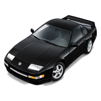 Black Nissan 300zx with T-tops from 1996 sticker