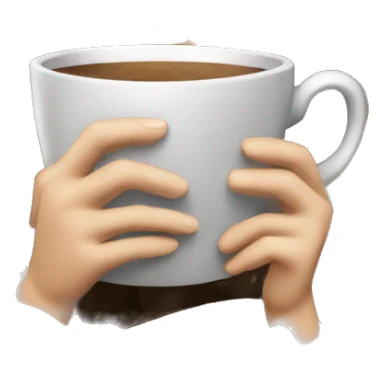 pale brunette girl inside a blanket sipping coffee eyes closed sticker