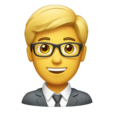 Recruiter with documents sticker