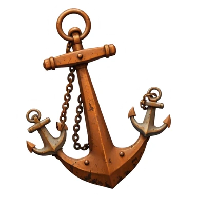 Anchor And Grapnel sticker