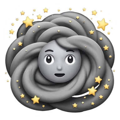 Make a fighting dust Cloud with stars sticker