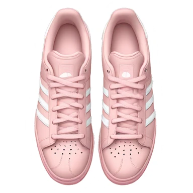 pastel pink adidas sneakers sticker