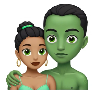 Black Mexican alien who wins Jen from e Jake Kai. Ie.  Kai.  sticker