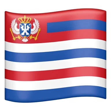 Flag of Serbia & Montenegro sticker