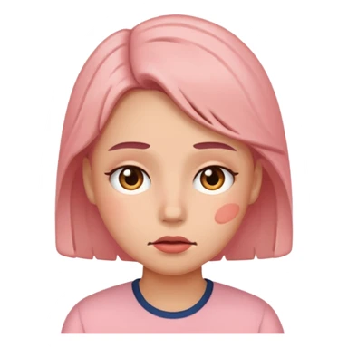 Blush nervously  sticker