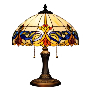 Tiffany lamp sticker