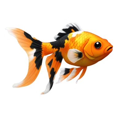 calico goldfish sticker