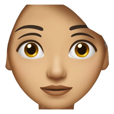 brunette lady shedding a tear sticker