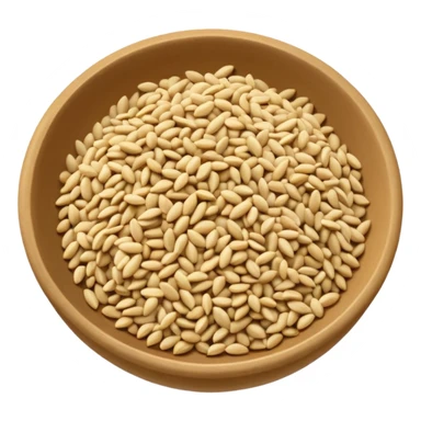 a handful of scattered sesame seeds sticker