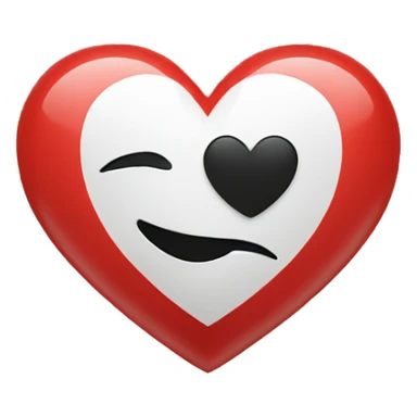 heart but there is a turkish flag inside sticker