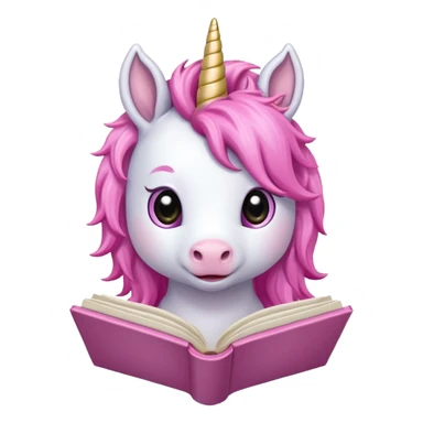 Unicorns read book
A baby unicorn lying on its belly, flipping pages with its hoof.













 sticker