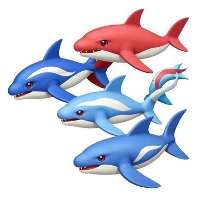 Swablu-Kyogre-Salamence-Amaura-Latios-Lugia-fusion sticker