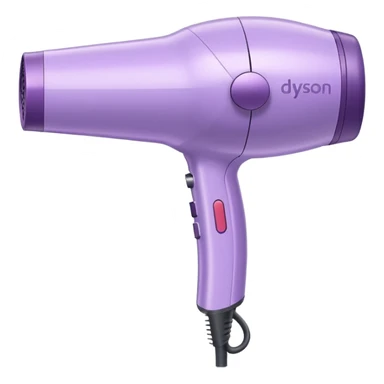 pastel lilac Dyson hair dryer sticker