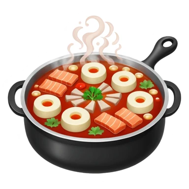 Double flavour hotpot sticker