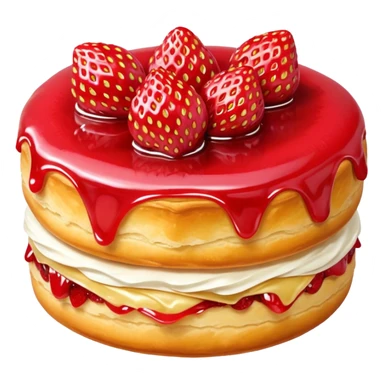 Strawberry Glaze Pastries
 sticker
