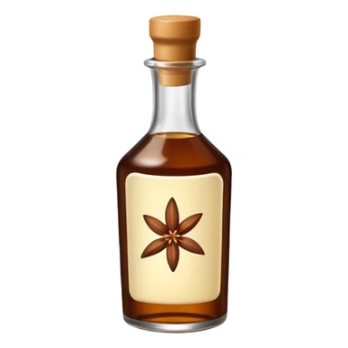 Vanilla extract sticker