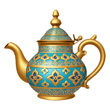 moroccan style teapot sticker