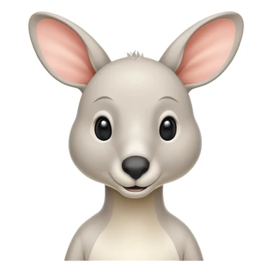 Qantas white kangaroo sticker