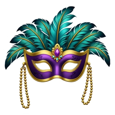 mascara de carnaval sticker