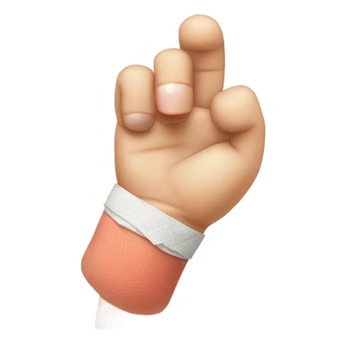 injured thumb sticker
