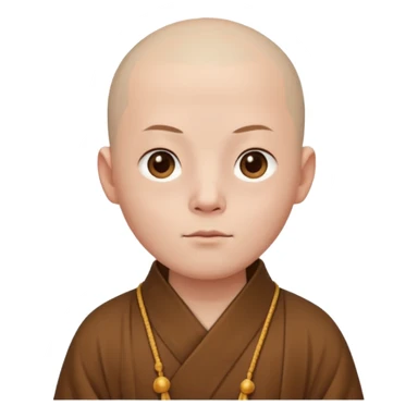 Chinese monk  sticker