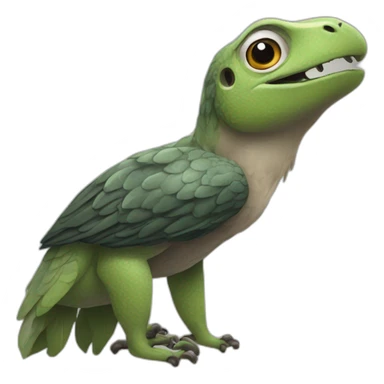 Castor au longue dent animal sticker