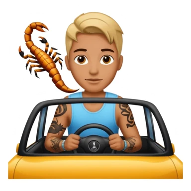 Scorpio n car sticker