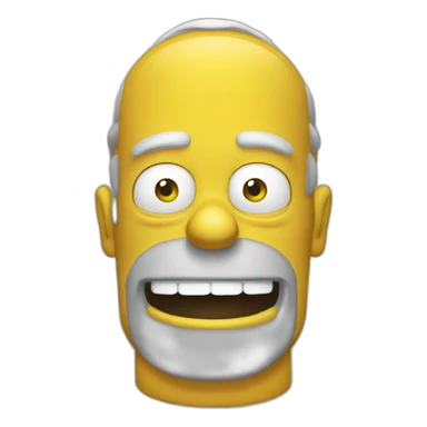 homer happy sticker