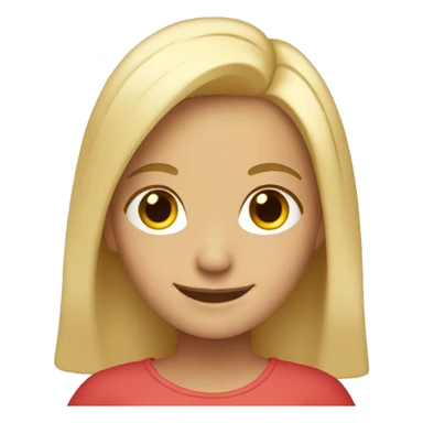 smiling girl in car with blonde highlights  sticker