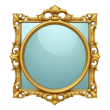 Good ventage mirror  sticker