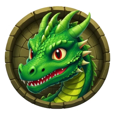 sewers dragon evil sticker
