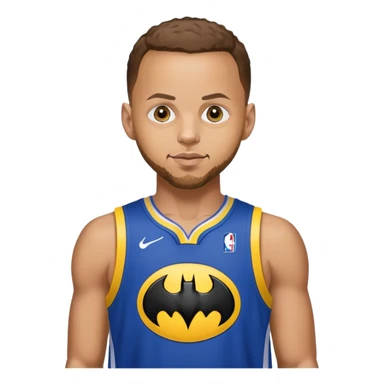 Steph curry in Batman suit sticker
