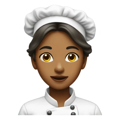 Girl chefs kiss emoji sticker