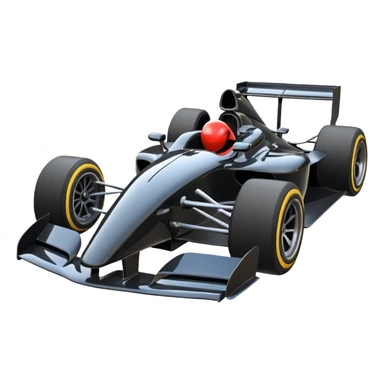 Formula car spoiler sticker
