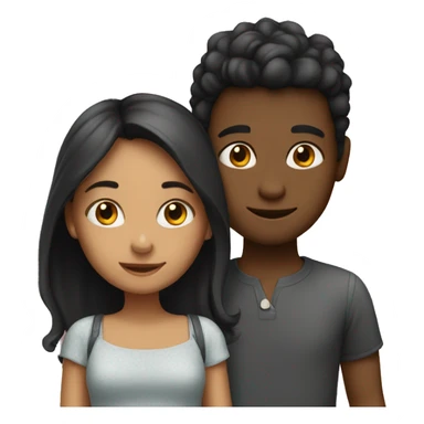 Girl and boy in love sticker