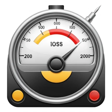 a meter gauge sticker