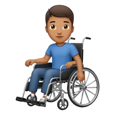 Guy in a wheelchair  sticker