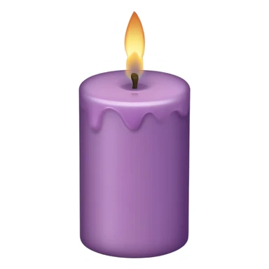 Mauve candle  sticker