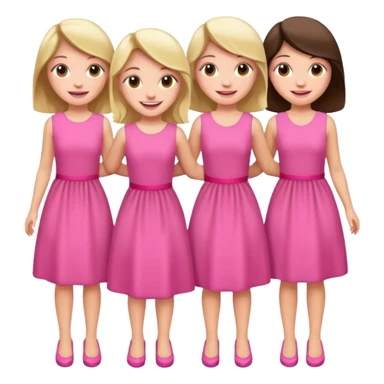 بنات ورديات sticker