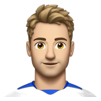 Rugby player Antoine Dupont sticker