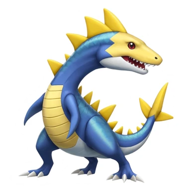 Sharpedo-Garchomp-Ampharos-Rhypherior-Sceptile-fusion sticker