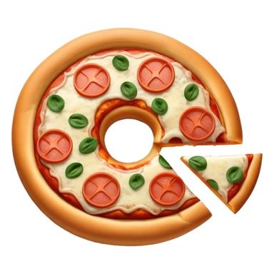 Pizza bagel sticker
