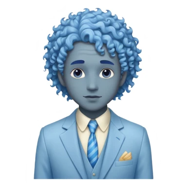 ethereal-pastel-transparent-translucent-gorgeous-spectral-dark-greyish-blue-whitish-gloomy-man-with-blue-curly-hair-with-a-beautiful-creme-suit sticker