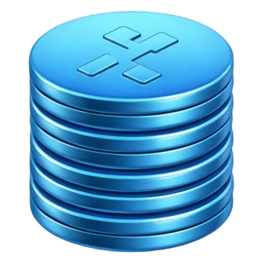 blue coins credit package sticker