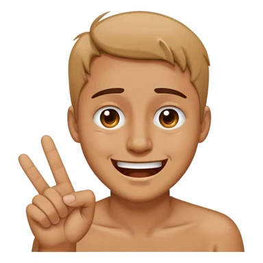 face crying laughing with hand pointing to me sticker