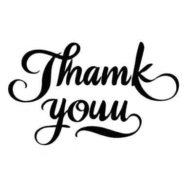 Thank You, text, TY sticker