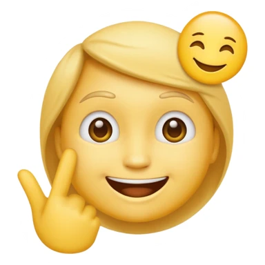 yellow emoji who do fingermouthing sticker