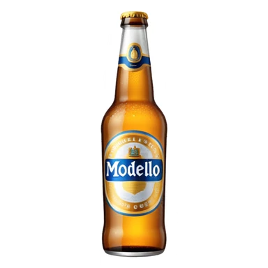 Modelo beer bottle sticker