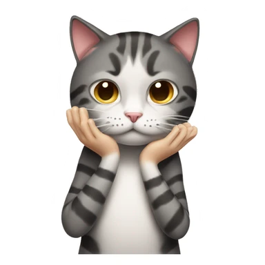 Face palm cat sticker